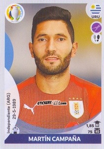 Cromo Martín Campaña - CONMEBOL Copa América 2021 Preview n. 122 - Panini