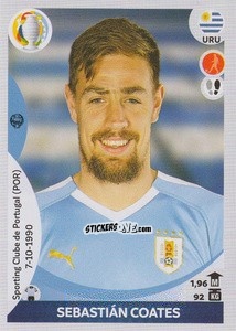 Sticker Sebastián Coates - CONMEBOL Copa América 2021 Preview - Panini