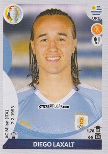 Sticker Diego Laxalt - CONMEBOL Copa América 2021 Preview n. 127 - Panini