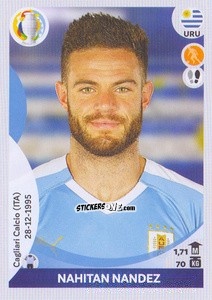 Sticker Nahitan Nandez - CONMEBOL Copa América 2021 Preview n. 128 - Panini