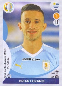 Figurina Brian Lozano - CONMEBOL Copa América 2021 Preview n. 134 - Panini