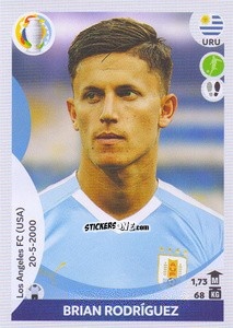 Sticker Brian Rodríguez - CONMEBOL Copa América 2021 Preview n. 135 - Panini