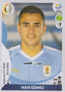 Sticker Maxi Gómez - CONMEBOL Copa América 2021 Preview n. 136 - Panini