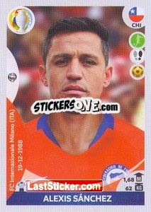 Sticker Alexis Sánchez (top scorer) - CONMEBOL Copa América 2021 Preview - Panini