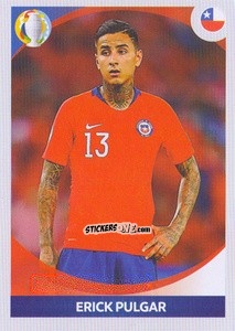 Sticker Erick Pulgar (in action) - CONMEBOL Copa América 2021 Preview n. 149 - Panini