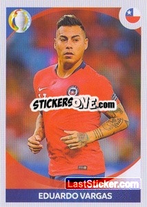 Sticker Eduardo Vargas (in action) - CONMEBOL Copa América 2021 Preview - Panini