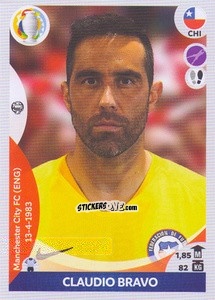 Sticker Cláudio Bravo - CONMEBOL Copa América 2021 Preview n. 152 - Panini