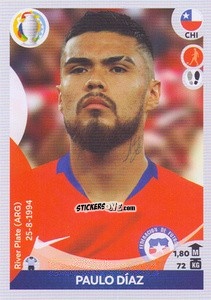 Sticker Paulo Díaz - CONMEBOL Copa América 2021 Preview n. 154 - Panini