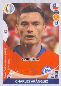 Sticker Charles Aránguiz - CONMEBOL Copa América 2021 Preview n. 159 - Panini