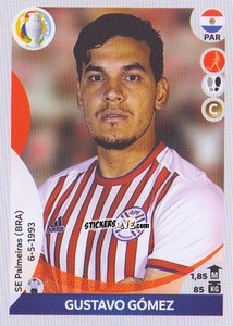 Figurina Gustavo Gómez (captain) - CONMEBOL Copa América 2021 Preview - Panini