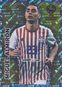 Sticker Miguel Almirón (in action) - CONMEBOL Copa América 2021 Preview n. 174 - Panini