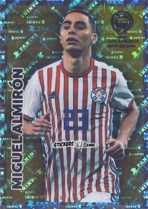 Sticker Miguel Almirón (in action) - CONMEBOL Copa América 2021 Preview - Panini