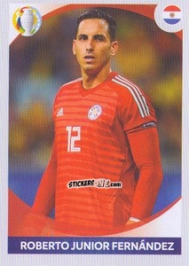 Cromo Roberto Júnior Fernández (in action) - CONMEBOL Copa América 2021 Preview - Panini