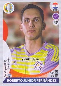 Sticker Roberto Junior Fernández - CONMEBOL Copa América 2021 Preview n. 182 - Panini