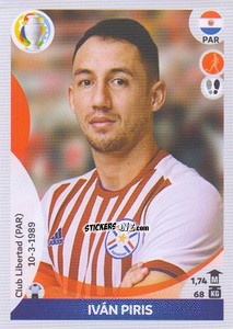Sticker Iván Piris - CONMEBOL Copa América 2021 Preview n. 183 - Panini