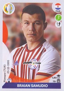 Sticker Braian Samudio - CONMEBOL Copa América 2021 Preview n. 198 - Panini