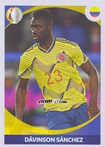 Sticker Dávinson Sánchez (in action) - CONMEBOL Copa América 2021 Preview n. 218 - Panini