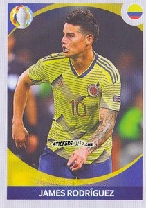 Sticker James Rodríguez (in action) - CONMEBOL Copa América 2021 Preview n. 221 - Panini