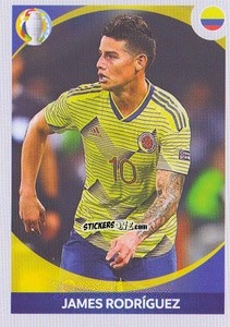 Cromo James Rodríguez (in action) - CONMEBOL Copa América 2021 Preview - Panini