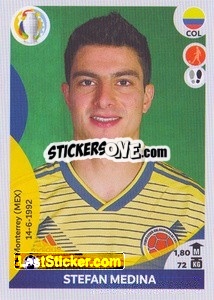 Sticker Stefan Medina - CONMEBOL Copa América 2021 Preview - Panini
