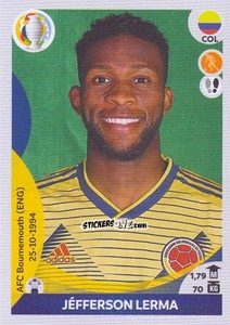 Figurina Jefferson Lerma - CONMEBOL Copa América 2021 Preview - Panini