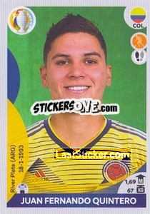 Sticker Juan Fernando Quintero - CONMEBOL Copa América 2021 Preview - Panini