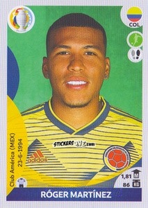 Figurina Róger Martínez - CONMEBOL Copa América 2021 Preview - Panini