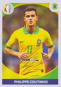 Cromo Philippe Coutinho (in action) - CONMEBOL Copa América 2021 Preview - Panini