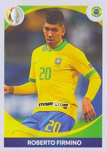Sticker Roberto Firmino (in action) - CONMEBOL Copa América 2021 Preview n. 252 - Panini