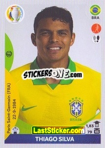 Sticker Thiago Silva - CONMEBOL Copa América 2021 Preview - Panini