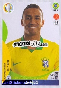 Sticker Danilo - CONMEBOL Copa América 2021 Preview - Panini