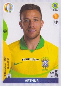 Figurina Arthur - CONMEBOL Copa América 2021 Preview - Panini