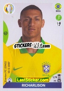 Sticker Richarlison - CONMEBOL Copa América 2021 Preview - Panini