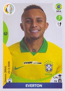 Sticker Everton - CONMEBOL Copa América 2021 Preview n. 269 - Panini