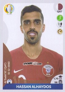 Figurina Hassan Alhaydos (captain) - CONMEBOL Copa América 2021 Preview - Panini