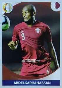 Figurina Abdelkarim Hassan (in action) - CONMEBOL Copa América 2021 Preview - Panini