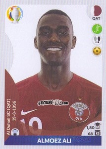 Sticker Almoez Ali (Top Scorer) - CONMEBOL Copa América 2021 Preview n. 280 - Panini