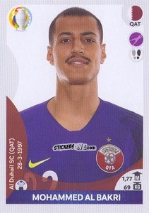 Sticker Mohammed Al Bakri - CONMEBOL Copa América 2021 Preview n. 284 - Panini