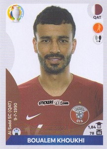 Sticker Boualem Khoukhi - CONMEBOL Copa América 2021 Preview n. 287 - Panini