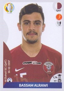 Sticker Bassam Alrawi - CONMEBOL Copa América 2021 Preview n. 288 - Panini