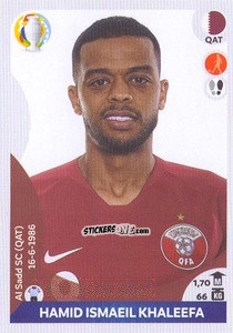 Sticker Hamid Ismaeil Khaleefa - CONMEBOL Copa América 2021 Preview n. 290 - Panini