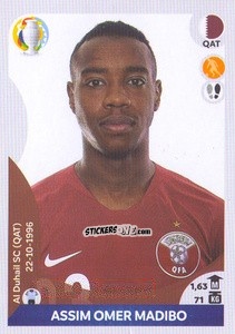 Sticker Assim Omer Madibo - CONMEBOL Copa América 2021 Preview n. 294 - Panini