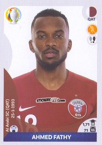 Sticker Ahmed Fathy - CONMEBOL Copa América 2021 Preview n. 296 - Panini