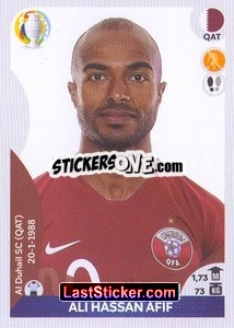 Sticker Ali Hassan Afif - CONMEBOL Copa América 2021 Preview - Panini