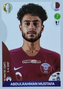 Sticker Abdulrahman Mustafa - CONMEBOL Copa América 2021 Preview n. 298 - Panini