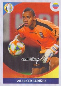 Sticker Wuilker Faríñez (In Action) - CONMEBOL Copa América 2021 Preview n. 308 - Panini