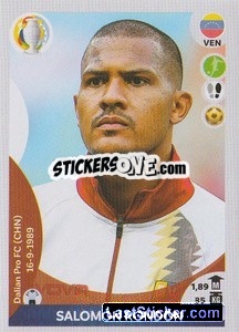 Sticker Salomón Rondón (top scorer) - CONMEBOL Copa América 2021 Preview - Panini