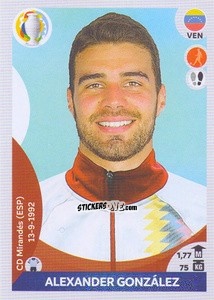 Sticker Alexander González - CONMEBOL Copa América 2021 Preview n. 316 - Panini