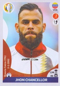 Sticker Jhon Chancellor - CONMEBOL Copa América 2021 Preview n. 319 - Panini