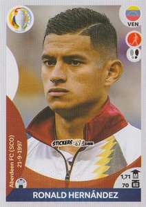 Cromo Ronald Hernández - CONMEBOL Copa América 2021 Preview - Panini